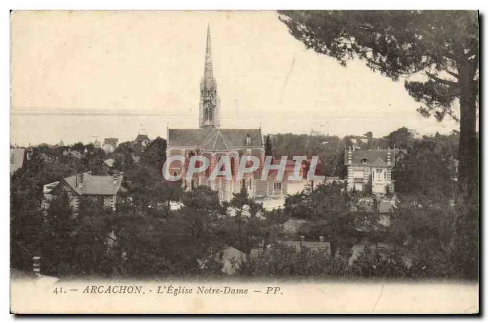 Arcachon — A Igreja Nossa Senhora — PP. n°41 - Frente