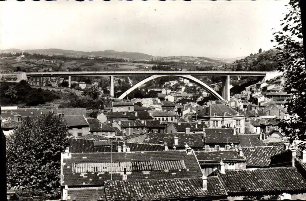 Viaduto da Rive de Gier — Saint-Étienne (Loire) — n° 8136 - Frente