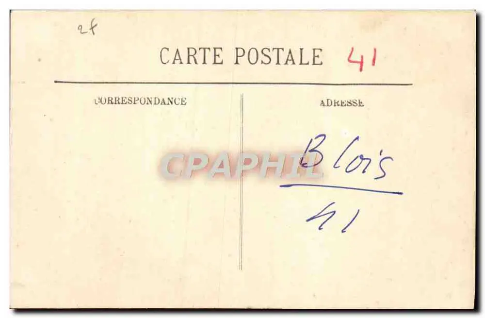 Blois — A Catedral — LL. n° 142 - Verso