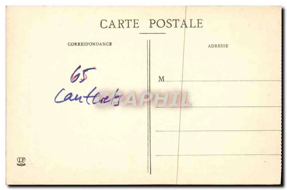 Cauterets - La Raillère, vista frontal — Altos-Pirineus — Fototipia Labouche Frères, Toulouse, n°19 - Verso