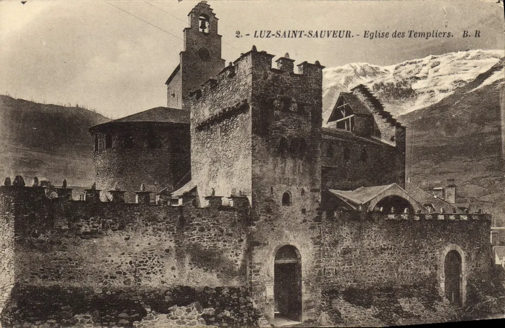 Luz-Saint-Sauveur — Église des Templiers — B. R. - Recto