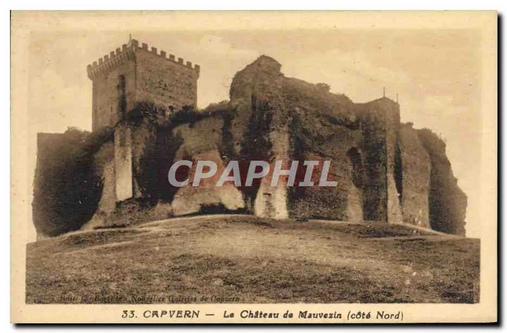 कैपवर्न — माउवेज़िन के किला (उत्तर ओर) — कैपवर्न की नई गैलरी, संख्या 33 - आगे