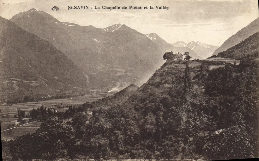 St-Savin - Die Kapelle von Piétat und das Tal - Vorderseite