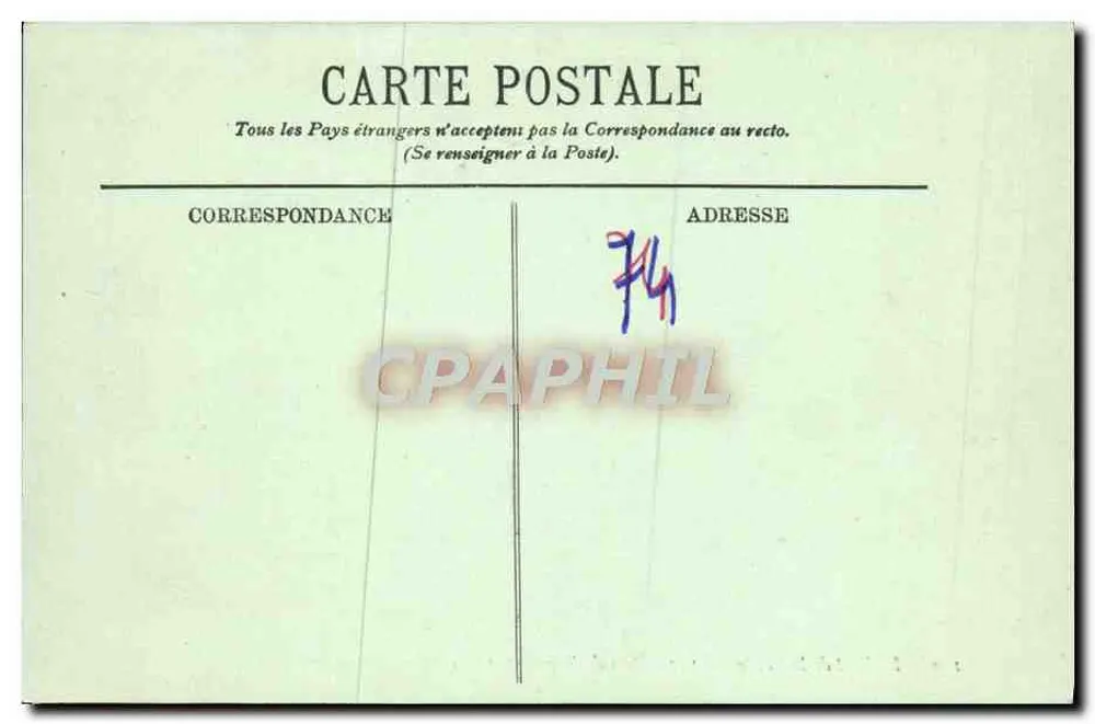 O Ponte de la Caille — 192 metros de comprimento, 147 metros de altura — L.L. - Verso
