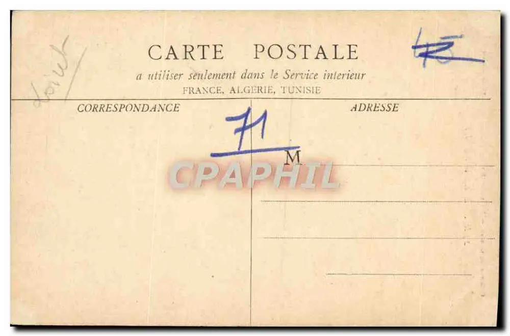 Castelo de Sully — Chalon-sur-Saône — Phototype Bourgeois Frères - Verso