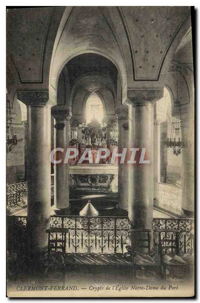 Clermont-Ferrand — Krypta der Kirche Notre-Dame du Port — H. Phoc. - Vorderseite