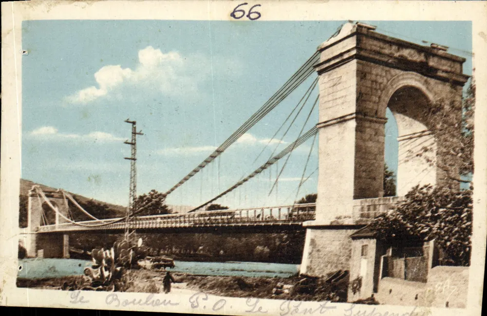 Le Boulouer — Ponte Suspensa — Edição B. A. P. n° 66 - Frente