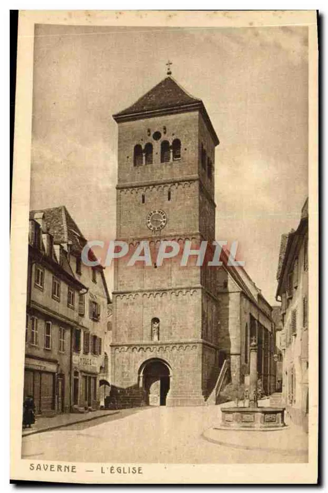 Saverne — A Igreja — Editor Braun & Cie, Dornach - Frente