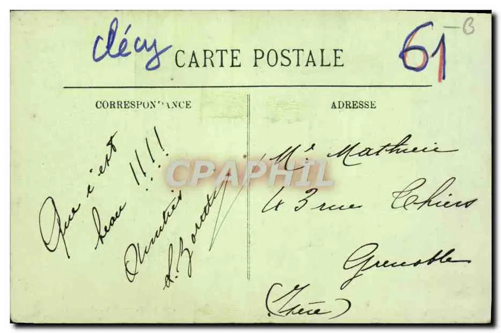 Clécy — Panorama del Vey — LL - Reverso