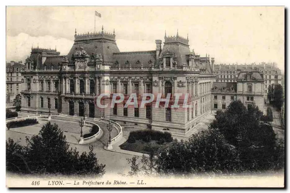 LYON — Prefektura Rony — LL. — nr 416 - Awers