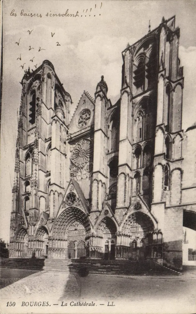 Bourges — A Catedral — LL, n° 150 - Frente