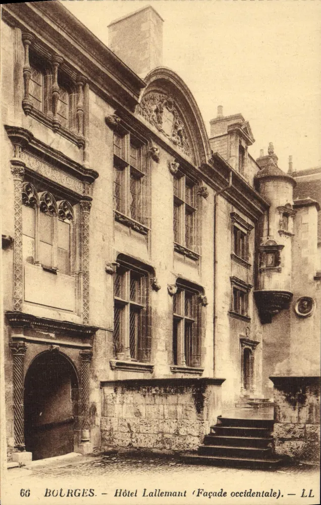 Bourges - Hotel Lallemant (Fachada ocidental) — LL - Frente