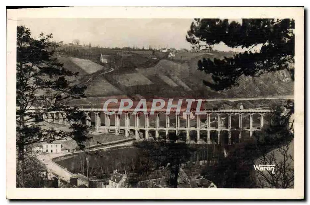 Viadotto di Coussin — Saint-Brieuc — editore Waron - Recto