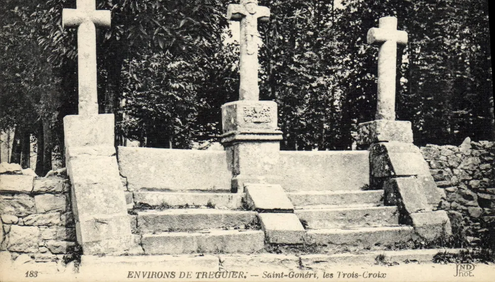 Saint-Gonéri, les Trois-Croix — Umgebung von Tréguiier - Vorderseite