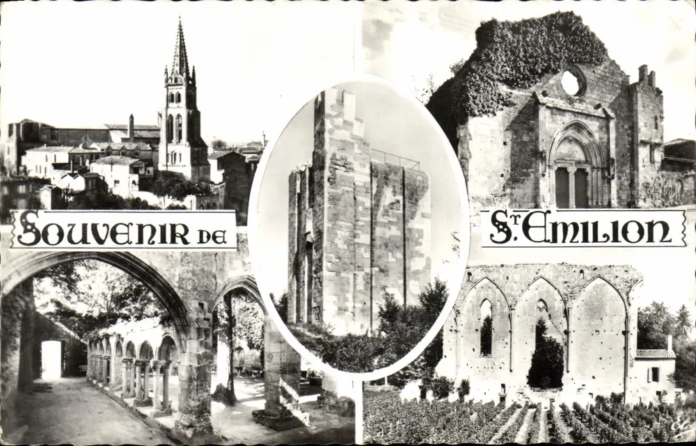 Saint-Émilion — Ruinen der Abtei und Kirche — Verlag L. Chatagnac - Vorderseite