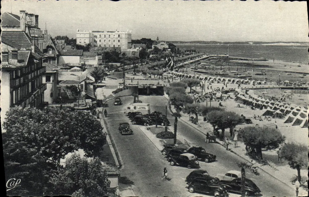 Arcachon - Côte d'Argent — Promenade am Strand und die Strandpromenade — Verlag Cap - Vorderseite