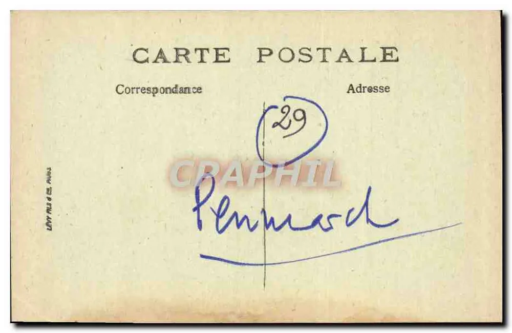 Penmarc'h - Kapelle und Calvarienberg Notre-Dame de la Jone — Lévy - Rückseite