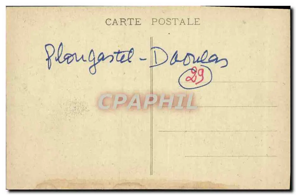 Calvaire de Plougestel-Daoulas — Face Leste — (Coleção E. Hamonic, St-B.) - Verso