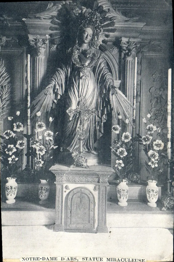 Notre-Dame d'Arz, statue miraculeuse — éditeur Héliographie Colombier, n° 37 - Frente