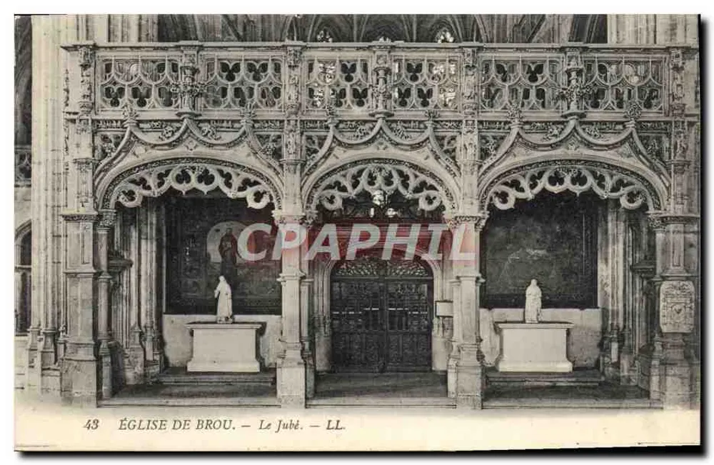Igreja de Brou — O Jubé — LL - Frente