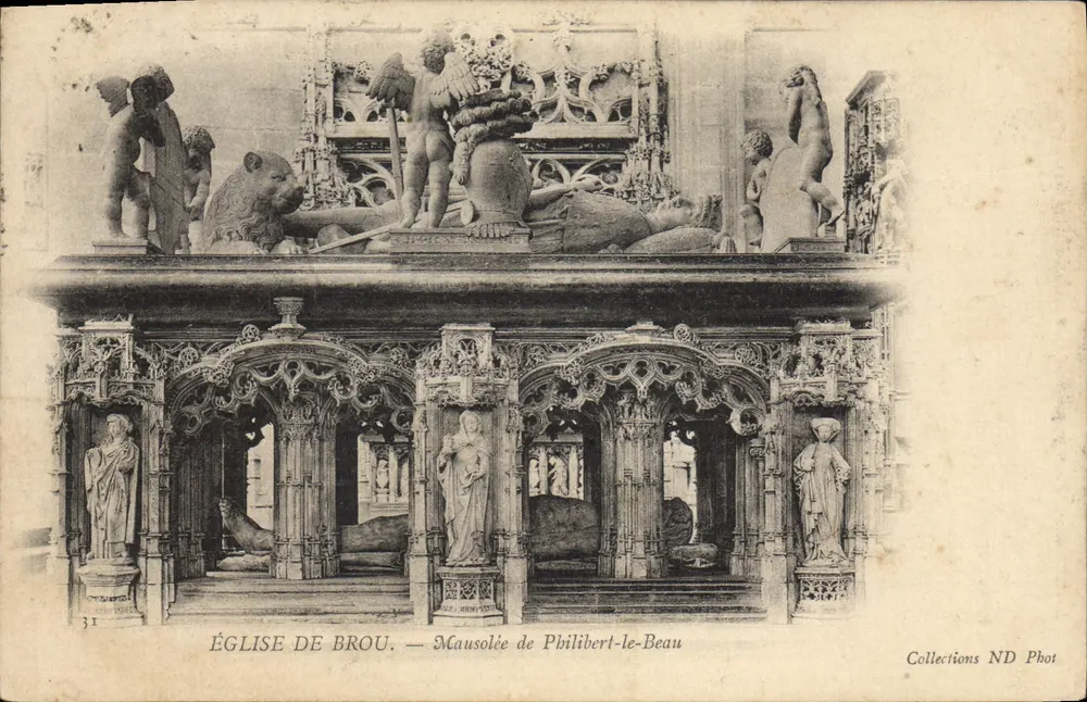 Kirche von Brou — Mausoleum von Philibert-le-Beau — Collections ND Phot - Vorderseite