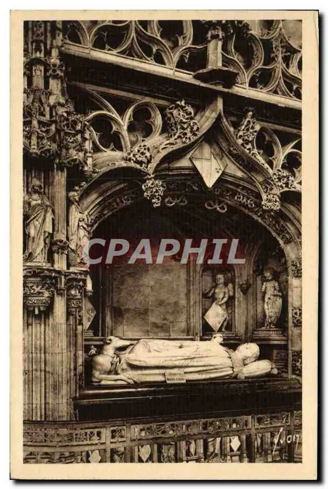 Mausoleum von Marguerite de Bourbon — Kirche von Brou, Bourg (Ain) — Éditions d'Art VV, Paris - Vorderseite