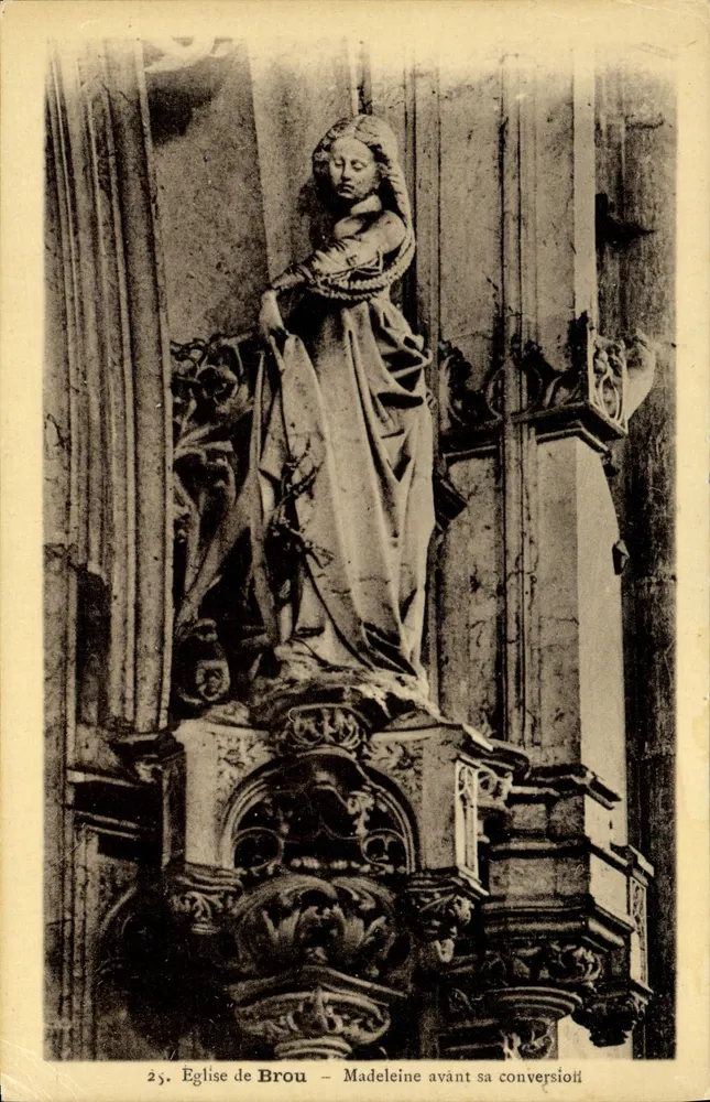 Iglesia de Brou – Magdalena antes de su conversión - Anverso