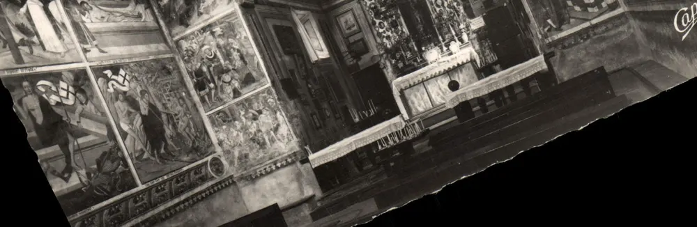 La Brigue - N.-D. des Fontaines — Innenraum des Heiligtums — Real-Photo - Cie des Arts Photomécaniques, Paris - Vorderseite