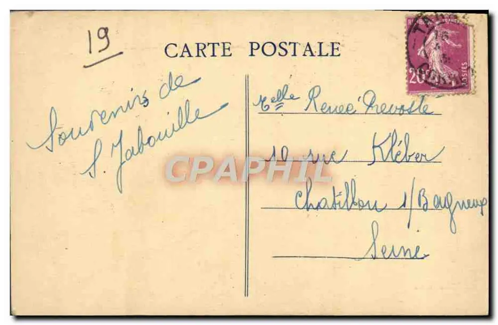 La Vienne in der Nähe von TARNAC — Verlag Lador - Rückseite