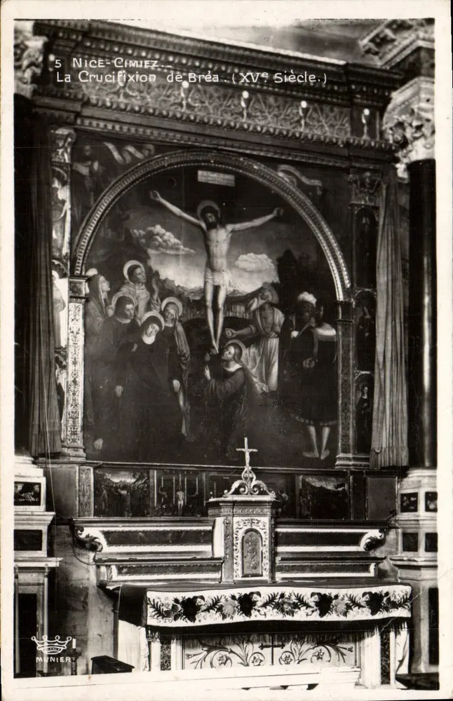 A Crucificação de Brea — Igreja de Nice-Cimiez — XVᵉ século - Frente