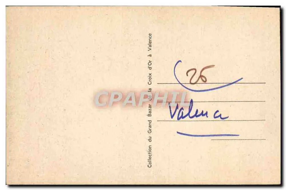 वैलेंस — कैथेड्रल की एब्सिडे — वैलेंस में क्रॉस डी ऑर के बड़े बाजार की संग्रह - पीछे