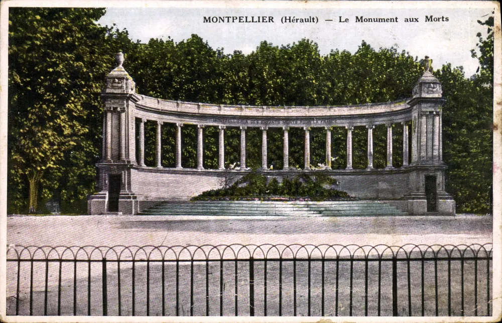 Montpellier (Hérault) — Pomnik Pamięci - Awers