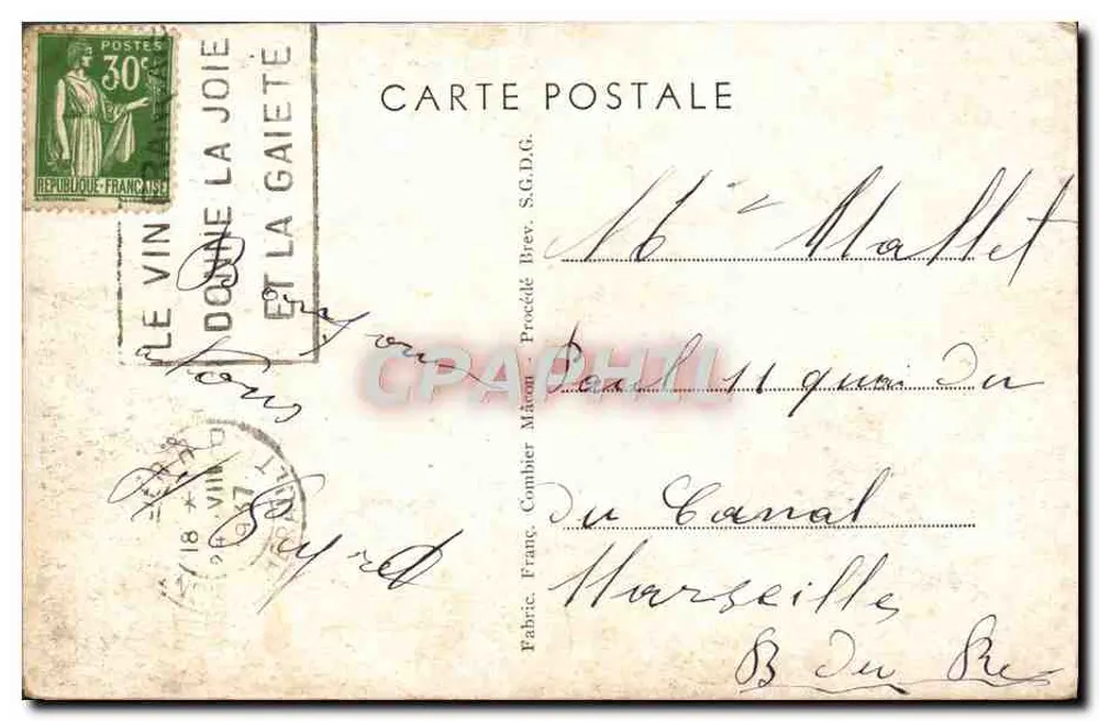 Montpellier (Hérault) — Pomnik Pamięci - Rewers