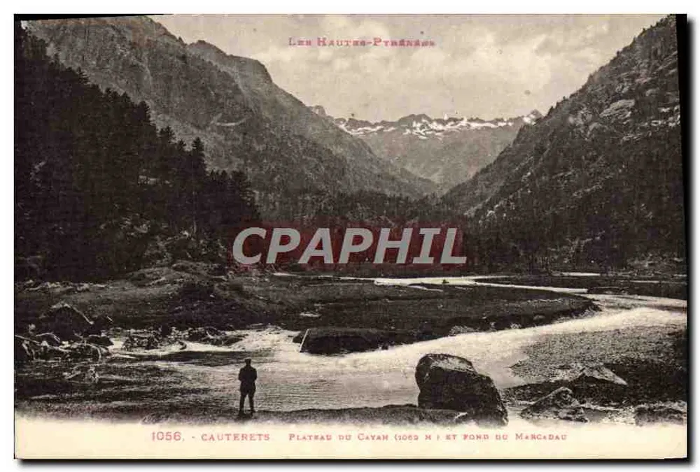 Platres du Cayan (1062 m) und Fond du Marcadou — Cauterets — Les Hautes-Pyrénées - Vorderseite