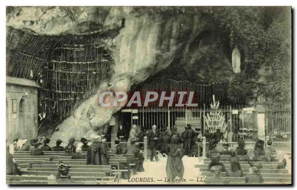 Lourdes — A Gruta — LL. — n°63 - Frente