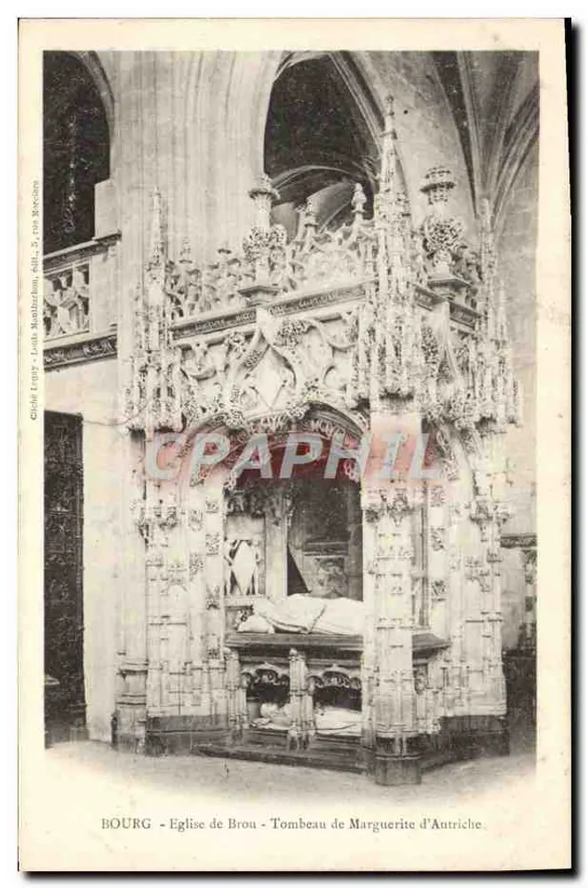 Bourg - Kirche von Brou - Grabmal Margarete von Österreich - Vorderseite