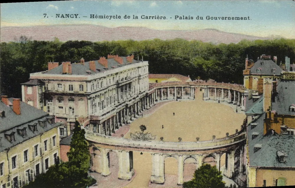 NANCY — Hémicycle de la Carrière — Palais du Gouvernement - Vorderseite