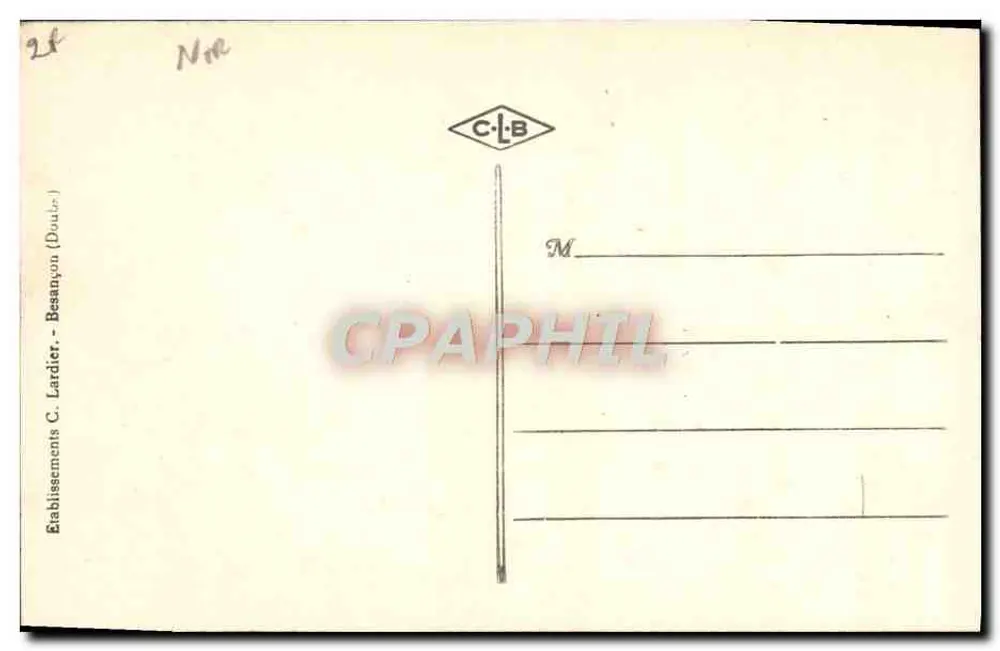 NANCY — Hémicycle de la Carrière — Palais du Gouvernement - Rückseite