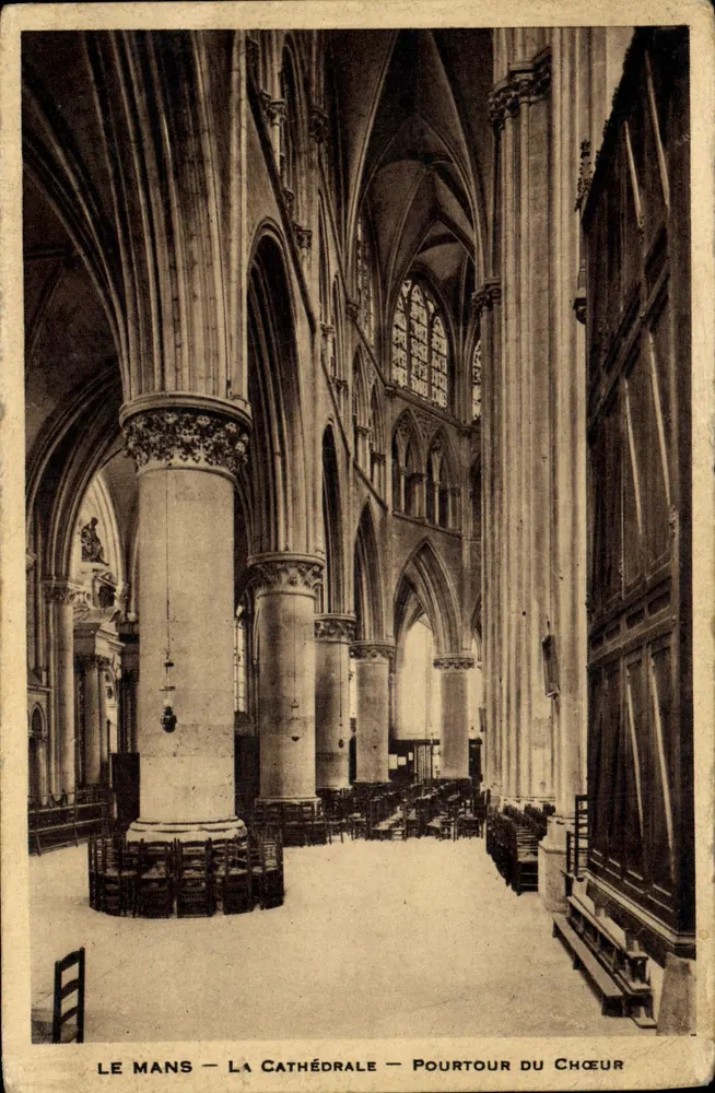 Le Mans — A Catedral — Paraíso do Coro - Frente