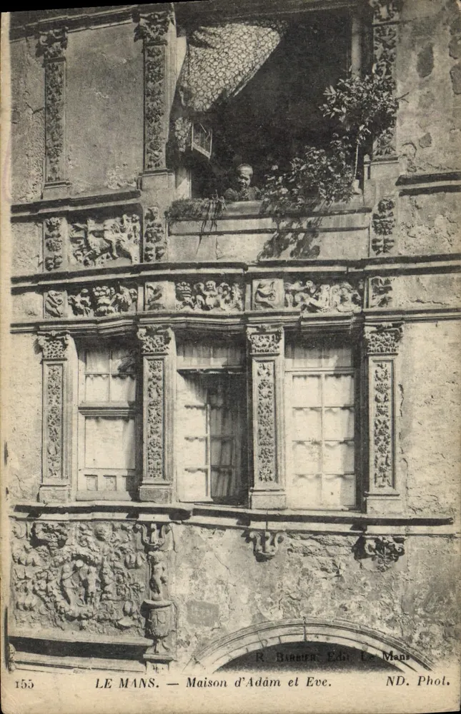 LE MANS — Maison d'Adam et Ève — R. BARRIÈRE, Édit. Le Mans - Awers