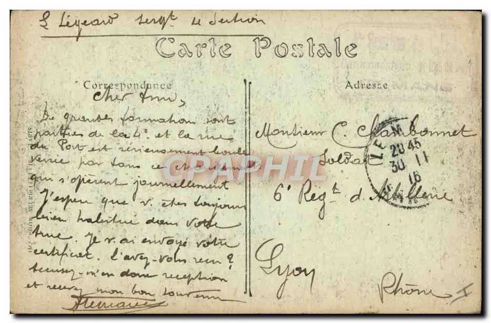LE MANS — Maison d'Adam et Ève — R. BARRIÈRE, Édit. Le Mans - Rewers