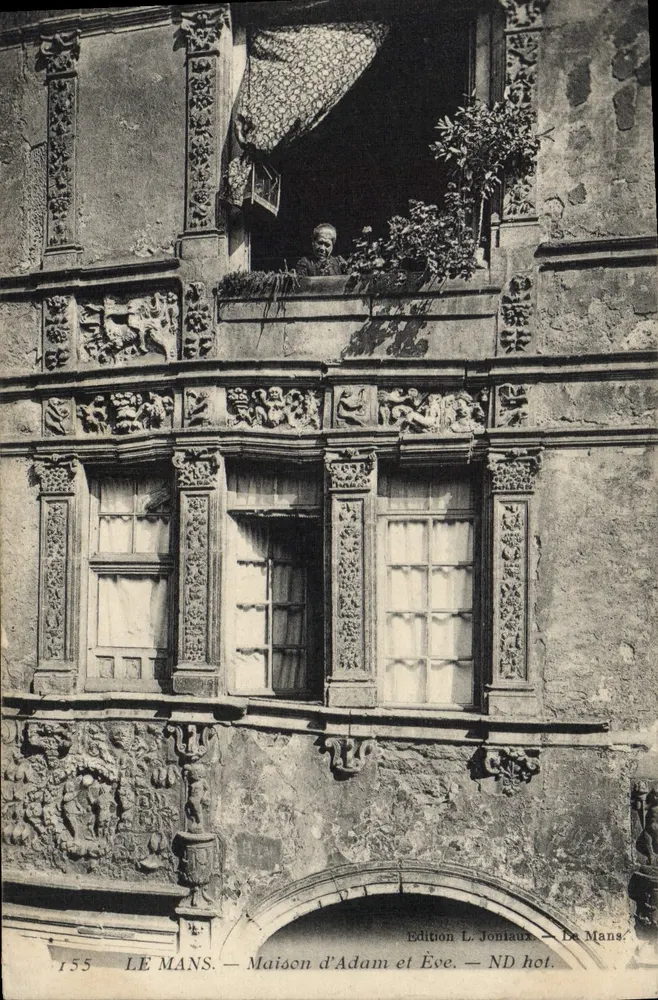 Le Mans — Casa de Adam e Eva — Edição L. Joniaux - Frente