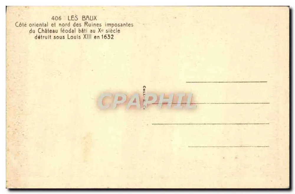 Les Baux — Imposante Ruinen — Osten und Norden des feudalen Schlosses - Rückseite