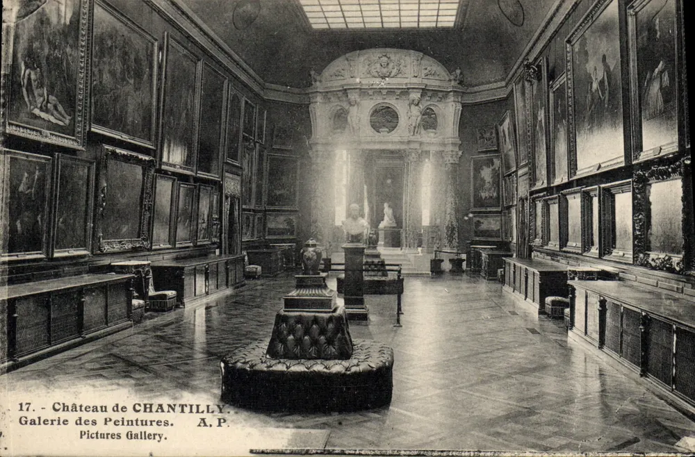 Schloss Chantilly — Galerie der Gemälde — A.P. - Vorderseite