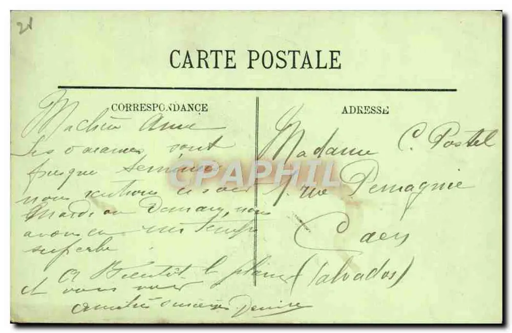 Angers — Romeinse Arcades en het Prefectuur — LL - Achterkant