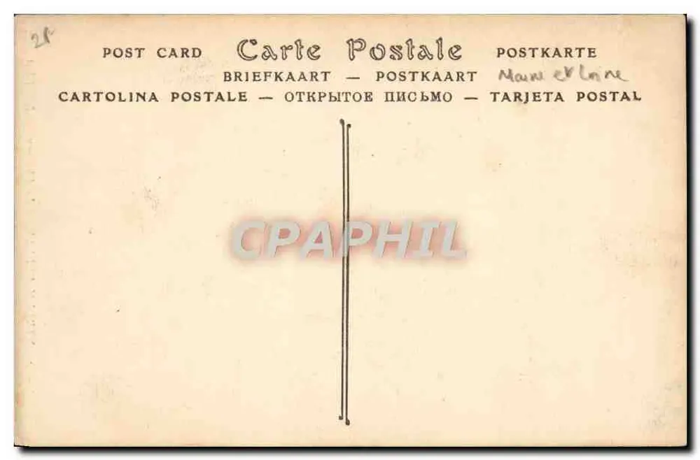 Montreuil-Bellay — O Castelo — ND Phot. - Verso