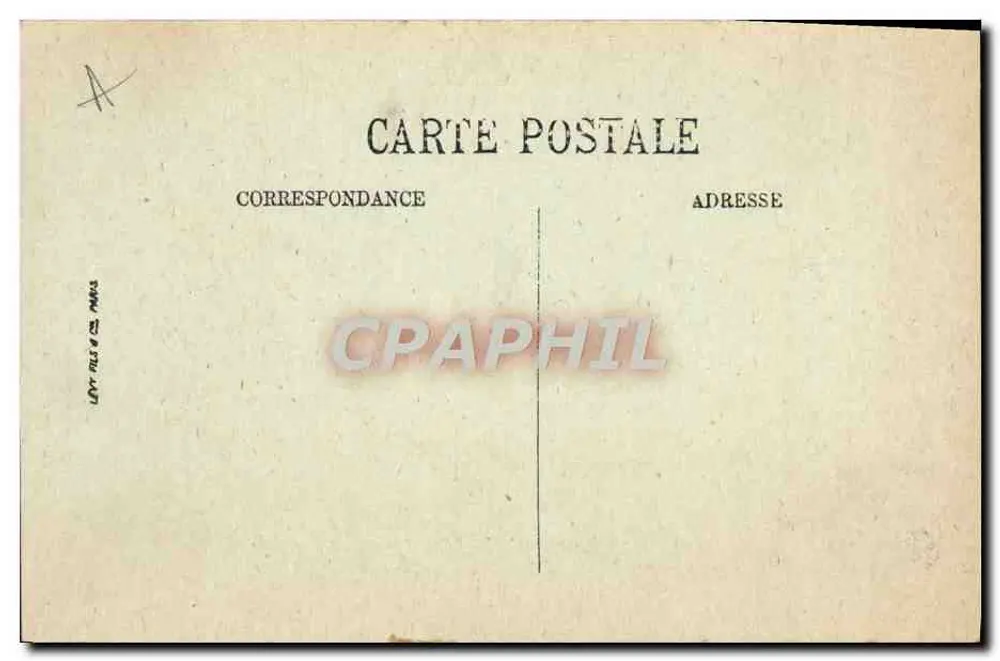 Tours — Cloître Saint-Gatien, dita a Psallette, topo da escada em espiral — editor Lavy Frères & Cie, Paris, n° 160 - Verso