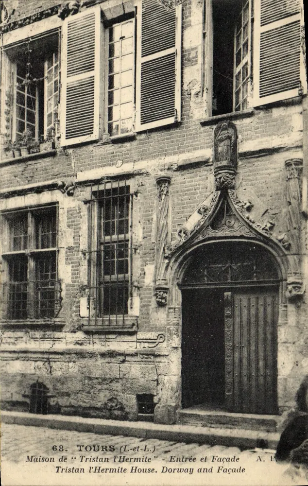 Tours (Loire-et-Loire) — Haus von Tristan l'Hermite — A. Papeghin, Nr. 68 - Vorderseite