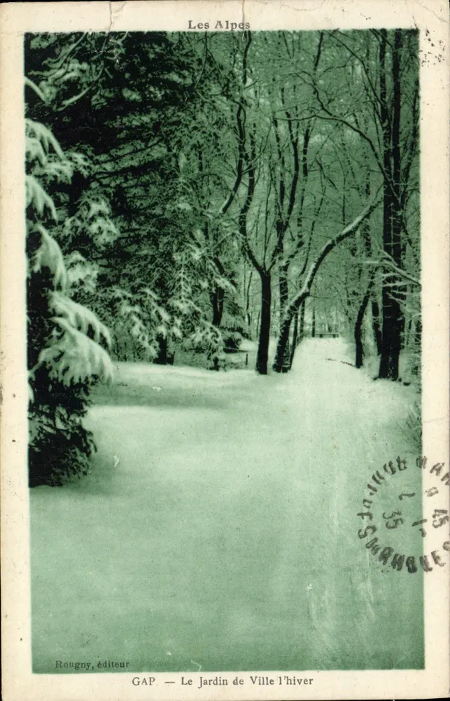 GAP — O Jardim da Cidade no inverno — Rougny, editor - Frente