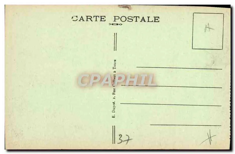 Amboise (Indre-et-Loire) — Capela São Huberto — A.P. (editor) - Verso